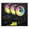 Corsair Case Fans - Corsair QX RGB Series iCUE LINK QX120 RGB 120mm Magnetic Dome RGB Fan Starter Kit | Wholesale IT Computer Hadware