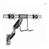 Brateck Brackets & Mounting - Brateck Fabulous Wall Mounted  Gas Spring Dual Monitor Arm 17"-32"Weight Capacity (per | Wholesale IT Computer Hadware