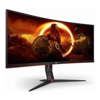 Monitors - AOC 34" 3K Gaming 1ms 144hz 130mm Height Adjustable Stand. FreeSync Premium 3-sided | Wholesale IT Computer Hadware