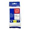 Brother Tapes - Brother 12MM BLACK ON WHITE TWIN Pack TZ TAPE | Wholesale IT Computer Hadware