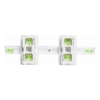 Cable Management & Installation - 4Cabling 4C | Mark & Move Wall Plate Stencil | Electrical outlet cutting jig | Wholesale IT Computer Hadware