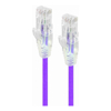 ALOGIC Cat6 Network Cables - ALOGIC 1.5m Purple Ultra Slim Cat6 Network Cable UTP 28AWG Series Alpha | Wholesale IT Computer Hadware