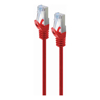 Serveredge Cat6 Network Cables - Serveredge 0.3m Red CAT6A Slim S/FTP network Cable | Wholesale IT Computer Hadware