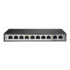 Gigabit Network Switches - D-Link | DGS-F1010P-E | 10 Port Gigabit PoE Switch with 8 Long Reach PoE Ports and 2 | Wholesale IT Computer Hadware
