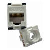 4Cabling Wall Plates & Sockets - 4Cabling CAT6A U/UTP Keystone Jack | 10 Pack White | Wholesale IT Computer Hadware