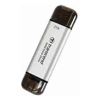 Transcend Solid State Drives (SSDs) - Transcend 2TB External SSD ESD310S USB 10Gbps Type CA Silver | Wholesale IT Computer Hadware