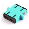 Rackmount Accessories - Serveredge SC Female to SC Female Multi mode Duplex OM3 Fibre Adapter AQUA COLOR | Wholesale IT Computer Hadware