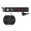 Rackmount Accessories - Serveredge Basic 8 Port IEC PDU (8) IEC C13 Output & (1) Aus 3 Pin Plug Input 15A 240 V | Wholesale IT Computer Hadware