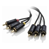 Audio Cables - ALOGIC Premium 2m 3 RCA to RCA 3  Composite Cable Male to Male | Wholesale IT Computer Hadware