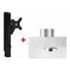 Brackets & Mounting - Atdec AWMS-1340 15.7" Post with 5.11" Arm and Bolt-Through Desk Fixing Black | Wholesale IT Computer Hadware