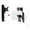 Brackets & Mounting - Atdec AWMS-1340 15.7" Post with 5.11" Arm and Heavy-Duty F Clamp Desk Fixing Black | Wholesale IT Computer Hadware