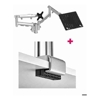 Brackets & Mounting - Atdec AWMS-2-ND13 Dual Notebook and Monitor Combo 24.33" Dynamic Arms on 5.31" Post and | Wholesale IT Computer Hadware