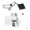 Brackets & Mounting - Atdec AWMS-2-ND13 Dual Notebook and Monitor Combo 24.33" Dynamic Arms on 5.31" Post and | Wholesale IT Computer Hadware