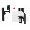 Brackets & Mounting - Atdec AWMS-4640 Single 18" Monitor Arm on 15.7" Post and Heavy-Duty F Clamp Desk Fixing | Wholesale IT Computer Hadware