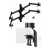 Brackets & Mounting - Atdec AWMS-6-13717 Six Monitor Arm 29.5" Post Desk Mount and Heavy-Duty F Clamp Desk | Wholesale IT Computer Hadware