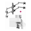 Brackets & Mounting - Atdec AWMS-6-13717 Six Monitor Arm 29.5" Post Desk Mount and Heavy-Duty F Clamp Desk | Wholesale IT Computer Hadware