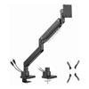 Brackets & Mounting - Brateck LDT80-C012UC Super Heavy-Duty Gas Spring Monitor Arm with USB-A and USB-C Ports | Wholesale IT Computer Hadware