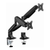 Brackets & Mounting - Brateck LDT82-C024-BK DUAL SCREEN HEAVY-DUTY GAS SPRING MONITOR ARM For most 17"~35" | Wholesale IT Computer Hadware