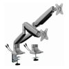 Brateck - Brateck LDT82-C024UC DUAL SCREEN HEAVY-DUTY GAS SPRING MONITOR ARM WITH USB PORTS For | Wholesale IT Computer Hadware