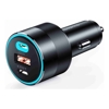Choetech Phone & Tablet Car Chargers - Choetech TC0011 130W 3 Ports (Dual USB-C Port PD3.0 + USB-A Port) Fast Car Charger | Wholesale IT Computer Hadware