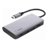 Belkin - Belkin Connect USB-C 4-in-1 Multiport Adapter Space Grey (AVC006btSGY) 100W Power | Wholesale IT Computer Hadware