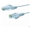 4Cabling Cat6 Network Cables - 4Cabling 2.5m CAT6A THIN U/UTP LSZH 28 AWG RJ45 Network Cable | White | Wholesale IT Computer Hadware