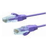 4Cabling Cat6 Network Cables - 4Cabling 3m CAT6A THIN U/UTP LSZH 28 AWG RJ45 Network Cable | Purple | Wholesale IT Computer Hadware