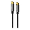 USB Type-C / 3.1 Cables - mbeat Tough Link 1.8m USB 3.2 Gen2 USB-C Cable Space Grey transfer at speeds up to | Wholesale IT Computer Hadware