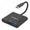 USB Type-C / 3.1 Cables - Simplecom DA310 USB-C 3-in-1 Adapter HDMI USB 3.0 Charging Port Supports DP Alt Mode | Wholesale IT Computer Hadware