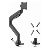 Brackets & Mounting - Brateck LDT92-C012UC-B FUTURE-PROOF HEAVY-DUTY GAS SPRING MONITOR ARM WITH USB PORTS | Wholesale IT Computer Hadware