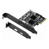 Simplecom NAS Devices - Simplecom EC315 PCIe x4 to 4-Port USB 3.2 Gen II 10Gbps Type-C and Type-A with Front | Wholesale IT Computer Hadware