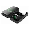 Cygnett Third Party Cables, Chargers and Adapters - Cygnett MagTravel 15W 3-in-1 Wireless Charger BlacK (CY4530WIRDE)MagSafe  Qi2 | Wholesale IT Computer Hadware
