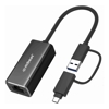 mbeat - mbeat 2-in-1 USB 3.1 Gigabit LAN Adapter with USB-C Converter/ USB 3.1/ RJ45/ Transfer | Wholesale IT Computer Hadware