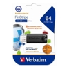 Verbatim USB 3.0 Flash Drives - Verbatim 64GB Antibacterial Pinstripe USB 3.0 Drive (with Microban) Black | Wholesale IT Computer Hadware