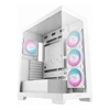 Deepcool Computer / PC Cases - Deepcool CG580 4F WH (White)Panoramic ATX Mid-Tower Case 4 x Pre Installed Fans Single | Wholesale IT Computer Hadware