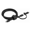 Belkin - Belkin BoostCharge Pro 2-in-1 Cable With USB-C and Lightning Connector Black | Wholesale IT Computer Hadware