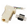 Cable Management & Installation - 4Cabling RJ45F to DB9M Adaptor Re-wireable | Wholesale IT Computer Hadware