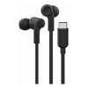 USB Type-C / 3.1 Cables - Belkin SoundForm USB-C Wired EarBuds with Adjustable Volume Limiter Black | Wholesale IT Computer Hadware