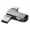 Lexar USB 3.0 Flash Drives - Lexar D400 128GB JumpDrive BL Titanium USB 3.1 Type-C up to 130MB/s read  transfer | Wholesale IT Computer Hadware