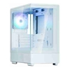 Zalman - Zalman P10 White Mini-Tower Tempered Glass Drive Bays 2x Combo (3.5" Or 2.5") 1x 2.5" | Wholesale IT Computer Hadware