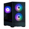 Zalman - Zalman P30 AIR BLACK Mini-Tower Tempered Glass Drive Bays: 2x Combo (3.5" or 2.5") 3x | Wholesale IT Computer Hadware