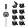 Choetech Other Accessories - Choetech MCC001-BK 6 Pack Professional grade Magnetic Lock Cord Holder Clips Black | Wholesale IT Computer Hadware