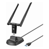 Wireless Network Adapters - Simplecom NW811v3 AX5400 Tri-Band WiFi 6E USB Adapter with 2x 5dBi High Gain Antennas | Wholesale IT Computer Hadware
