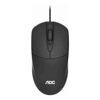 AOC - AOC MS121 Wired Optical USB Mouse Black | Wholesale IT Computer Hadware