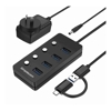 USB 3.0 Cables - Simplecom CH345C SuperSpeed USB-A and USB-C to 4-Port USB 3.0 Hub 5Gbps Individual | Wholesale IT Computer Hadware