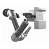 Mounts & Docks - JOY The Joy Factory Magc+K6:M30NECT Medical Rail Dual Arm Mount Only Silver MMU128S | Wholesale IT Computer Hadware