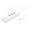 USB 3.0 Cables - Type-C USB 3.1 3-Port Hub with switch + Card Reader Combo White | Wholesale IT Computer Hadware