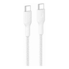 USB 3.0 Cables - Belkin BoostCharge Pro USB-C TO USB-C 240W 2.0 Braided PCR Cable 1M White | Wholesale IT Computer Hadware