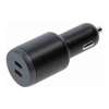 OtterBox Phone & Tablet Car Chargers - OtterBox 100W Dual Port Standard Fast Car Charger Black (77-98237) 2 USB-C Smart  | Wholesale IT Computer Hadware