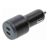 OtterBox Phone & Tablet Car Chargers - OtterBox 65W Dual Port Standard Fast Car Charger Black (77-98236) 2 USB-C Smart  | Wholesale IT Computer Hadware